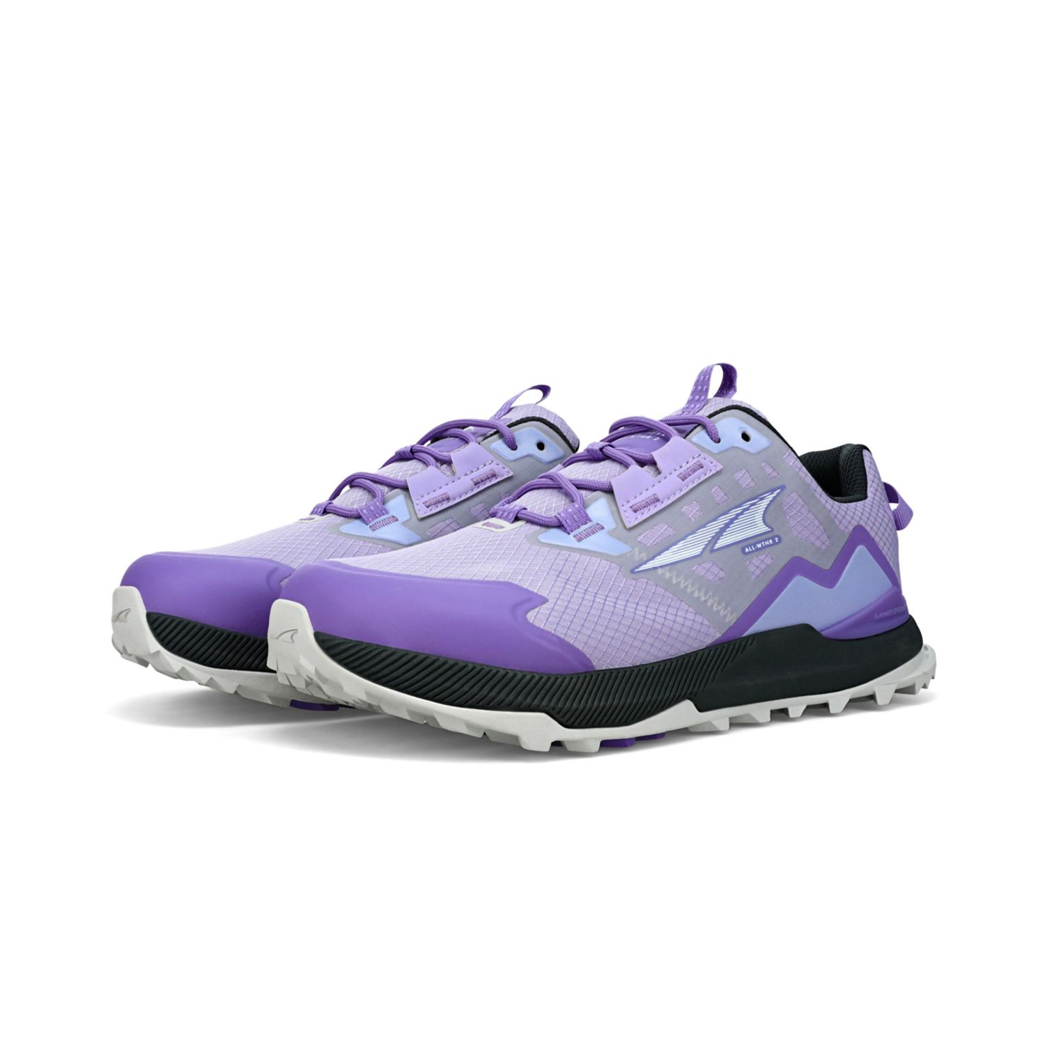 Zapatos De Senderismo Altra Lone Peak All-wthr Low 2 Mujer Gris Moradas | Costa Rica-71650299